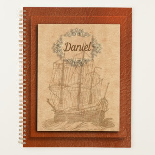 Tall Ship Nautical Personalised Planner
