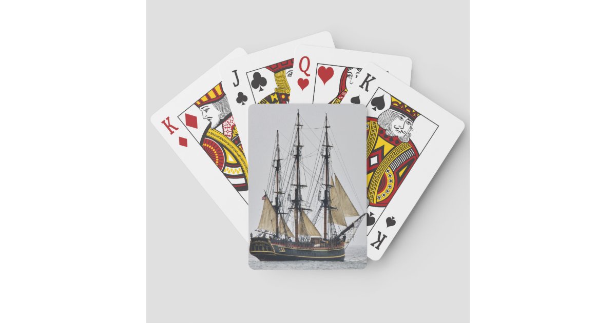 Tall Ship Playing Cards Zazzle