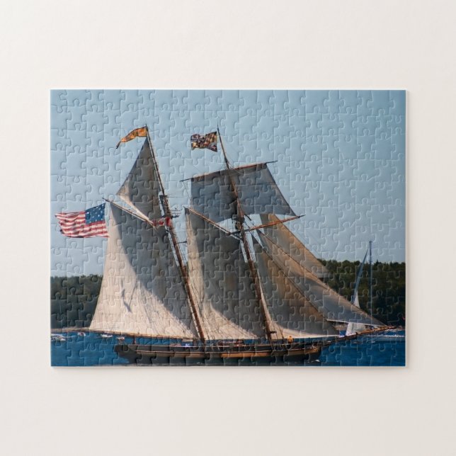 Tall Ship Pride of Baltimore II Photo Jigsaw Puzzle (Horizontal)