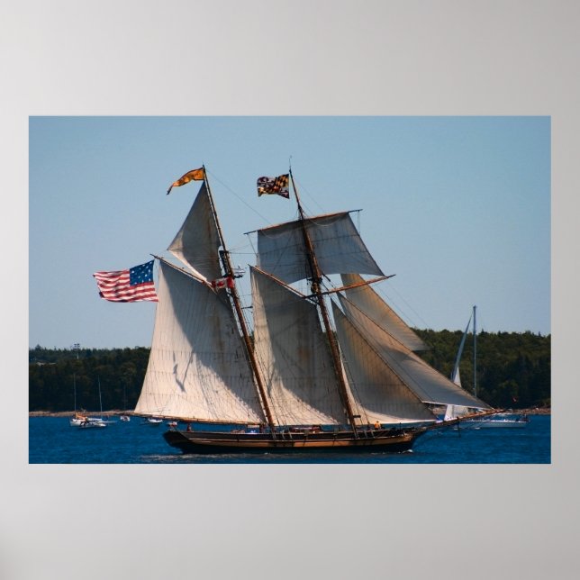 Tall Ship Pride of Baltimore Photo Poster (Front)