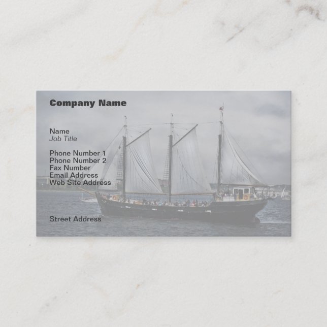 Tall Ship Profile Card (Front)