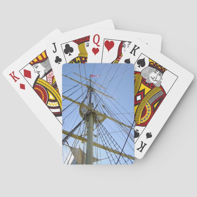 Tall Ship Rigging Playing Cards (Back)