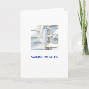 Tall Ship Under Sail Card
