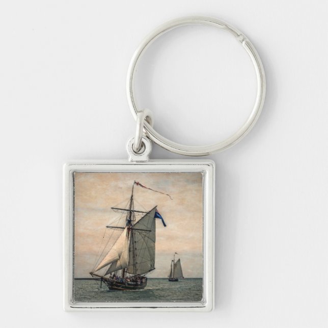 Tall Ships Festival, Digitally Altered Key Ring (Front)