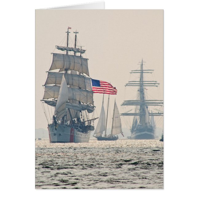 Tall Ships Leaving Charleston Harbour (Front)