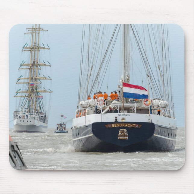 Tall Ships Mouse Mat (Front)