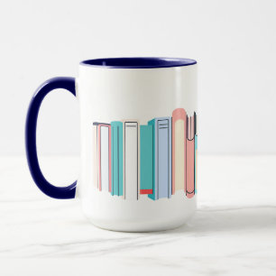 Tall Stack of Books Mug