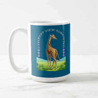 tall standing giraffe coffee mug