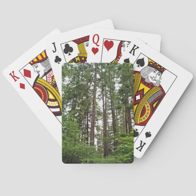 Tall Trees Playing Cards (Back)