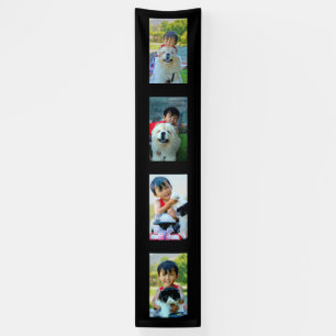 Tall Vertical Photo Collage Mosaic Wall Art Banner