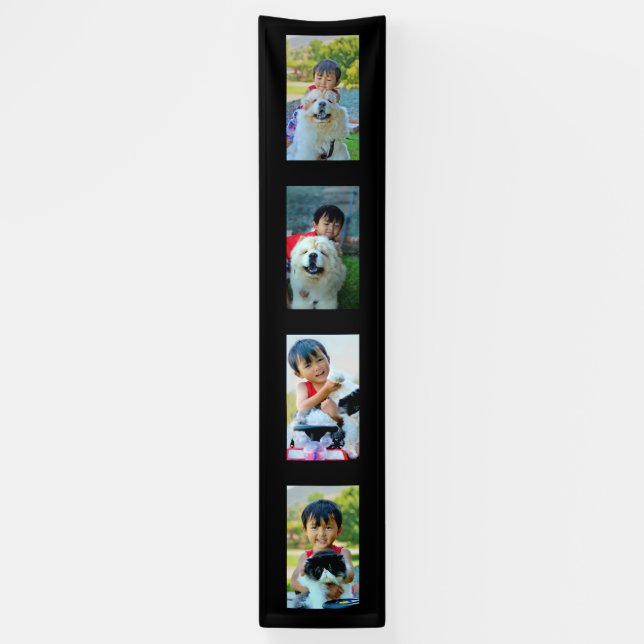 Tall Vertical Photo Collage Mosaic Wall Art Banner (Vertical)