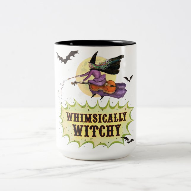 Tall Whimsically Witchy Mug (Center)