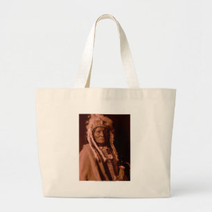 Tall Whiteman - Cheyenne Large Tote Bag