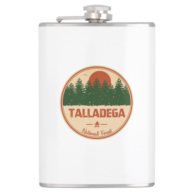 Talladega National Forest Hip Flask (Front)