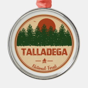 Talladega National Forest Metal Tree Decoration