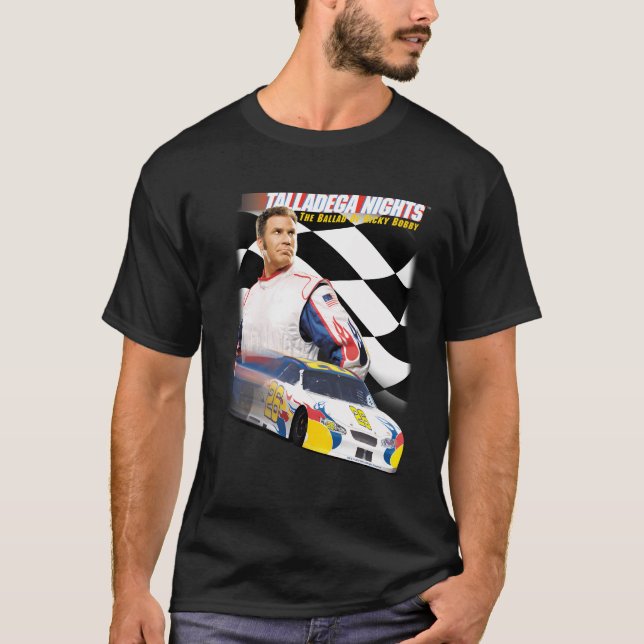 Talladega Nights Posed Movie Poster T-Shirt (Front)