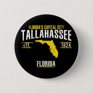 Tallahassee 6 Cm Round Badge