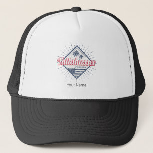 Tallahassee City Florida United States Vintage USA Trucker Hat
