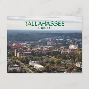 Tallahassee, Florida, aerial view of the city Postcard