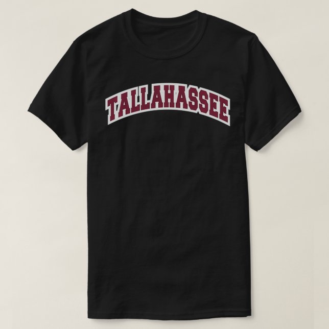 Tallahassee Florida Classic Athletic Sports  T-Shirt (Design Front)