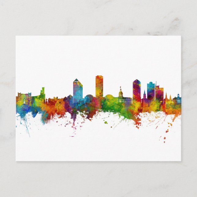 Tallahassee Florida Skyline Postcard (Front)