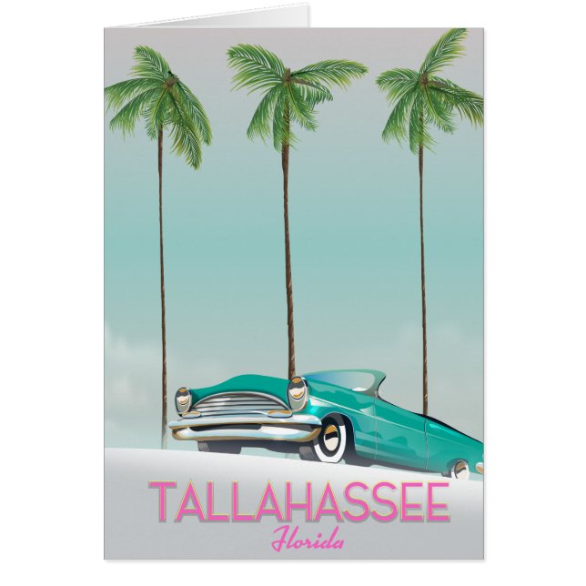 Tallahassee Florida travel poster (Front)