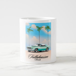 Tallahassee Florida Travel poster. Large Coffee Mug