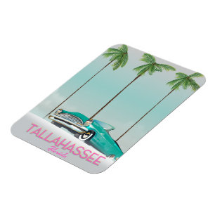 Tallahassee Florida travel poster Magnet