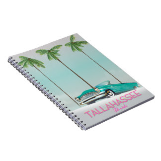 Tallahassee Florida travel poster Notebook