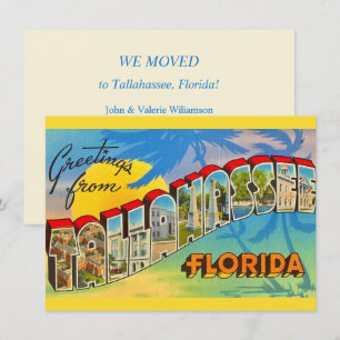 Tallahassee Greeting Moving Announcement