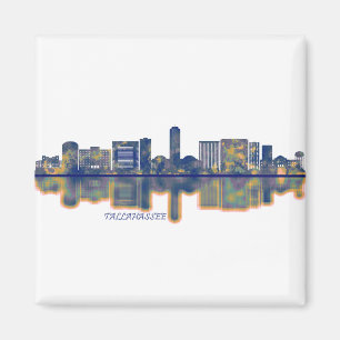 Tallahassee Skyline Magnet