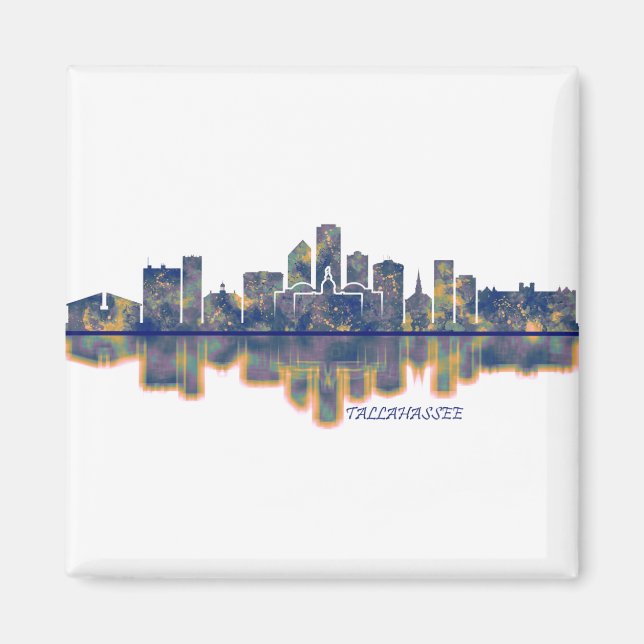 Tallahassee USA Skyline Magnet (Front)