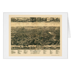 Tallapoosa, GA Panoramic Map - 1892