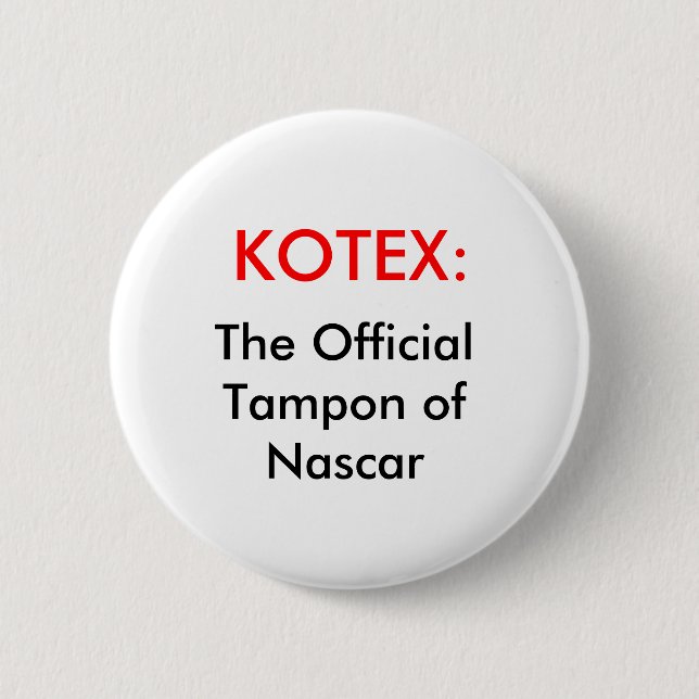 talledega nights 6 cm round badge (Front)