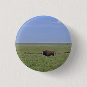 Tallgrass Prairie National Preserve - Kansas 3 Cm Round Badge