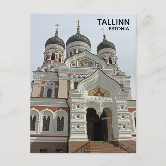 Tallinn Alexander Nevsky Cathedral Postcard! Postcard (Front)