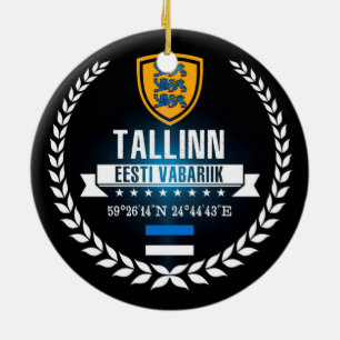 Tallinn Ceramic Tree Decoration
