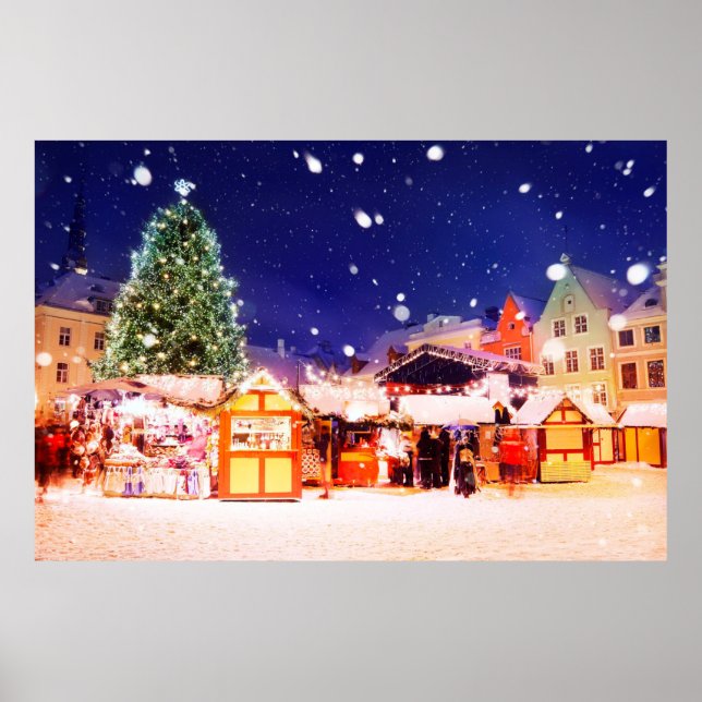 Tallinn Christmas Market.  Poster (Front)