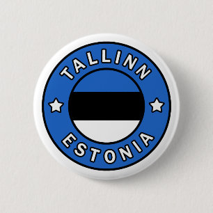 Tallinn Estonia 6 Cm Round Badge