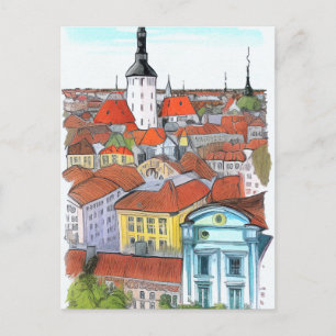 Tallinn Estonia Art Card