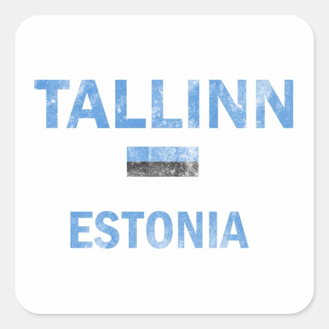 Tallinn Estonia Designs Square Sticker (Front)