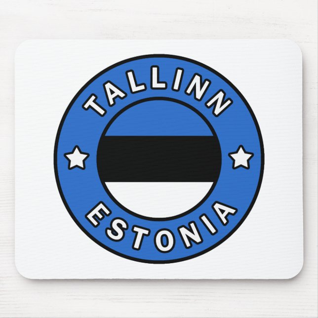Tallinn Estonia Mouse Mat (Front)