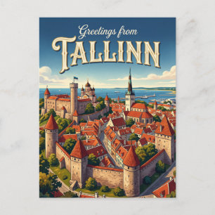 Tallinn Estonia Postcard