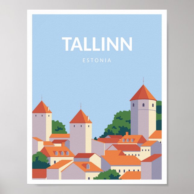 Tallinn Estonia Poster (Front)