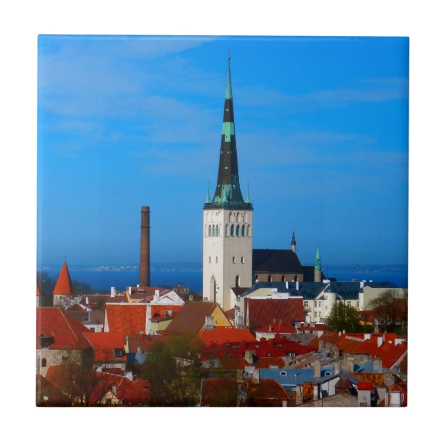 Tallinn, Estonia Tile (Front)