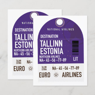 Tallinn Estonia travel ticket