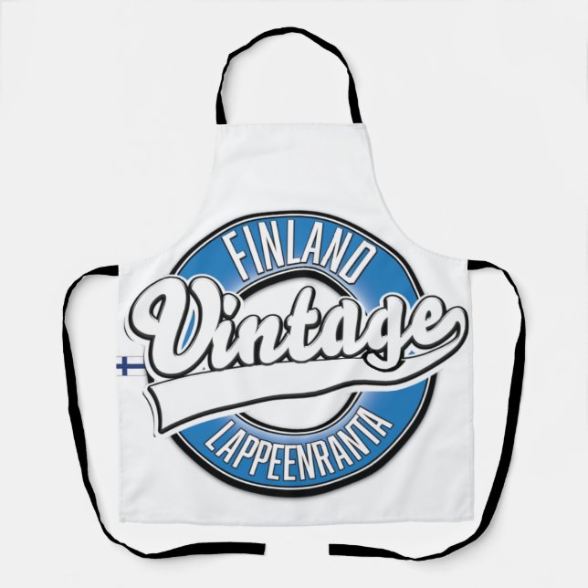 Tallinn Estonia vintage logo Apron (Front)