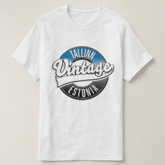 Tallinn Estonia vintage logo T-Shirt