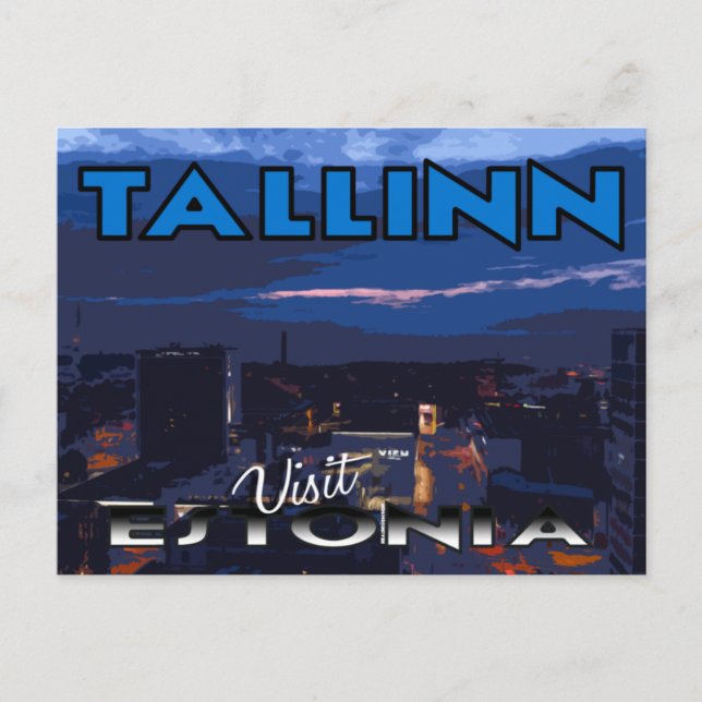 Tallinn, Visit Estonia postcard (Front)