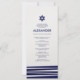 Tallit Bar Mitzvah Invitation